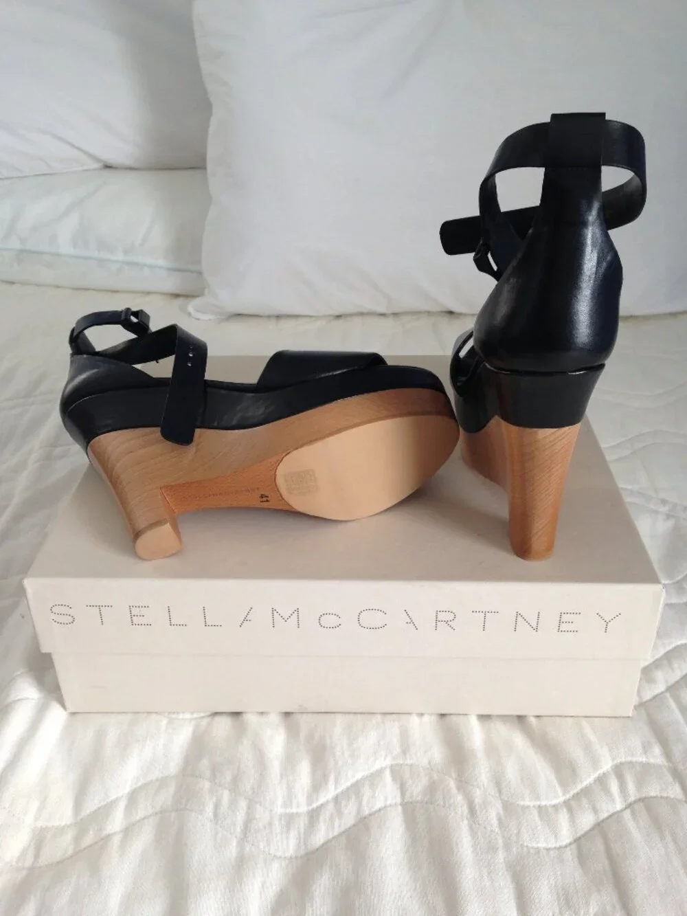 New Stella McCartney Brethil Platform Wedge Sandals Size 41 (US 10)